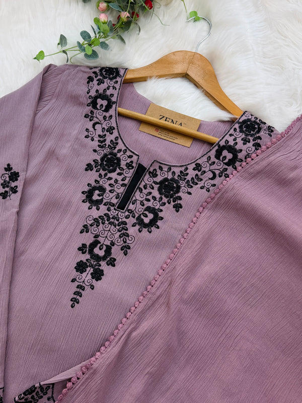 Ready-to-Wear Premium Crushed Rayon Anarkali Suit 💃