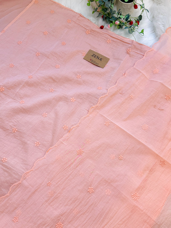 ✨ Mul Chanderi Unstitched Party Wear Suit ✨