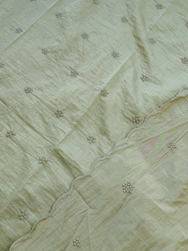 ✨ Mul Chanderi Unstitched Party Wear Suit ✨