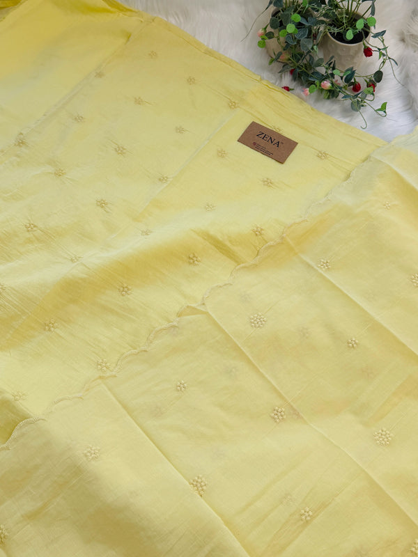 ✨ Mul Chanderi Unstitched Party Wear Suit ✨