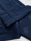 ✨ Unstitched Chanderi Hand Detailed Partywear Suit ✨