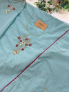✨ Mul Chanderi Handwork Unstitched Suit ✨