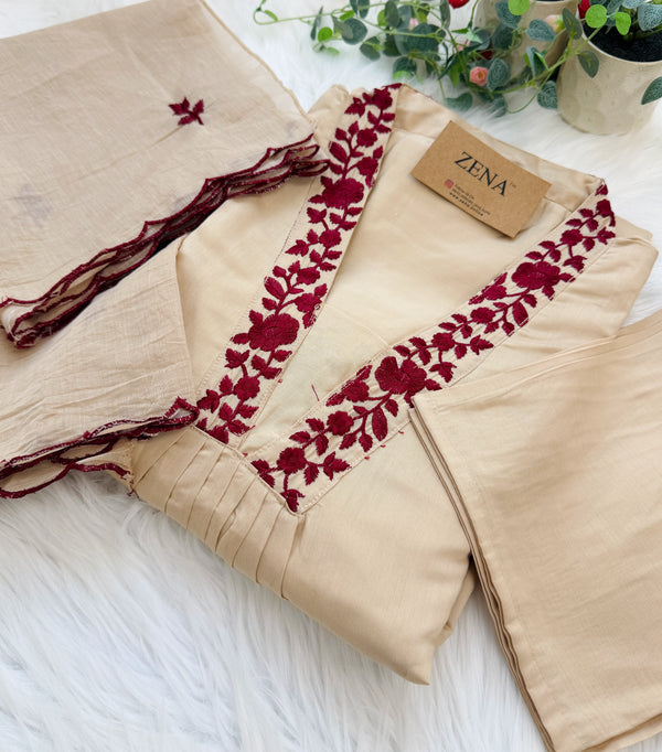 ✨ Diamond Mulchanderi Anarkali Set ✨