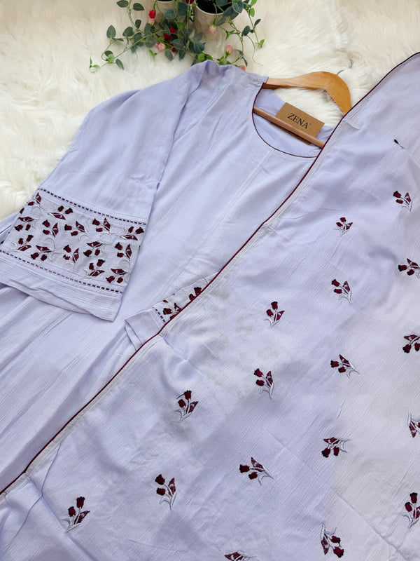 ✨ Premium Crushed Rayon Anarkali Suit ✨