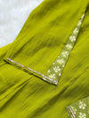 ✨ Mul Chanderi Hand Detailed Anarkali Set ✨