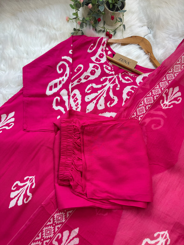 ✨ Pure Cotton Kurti Set ✨