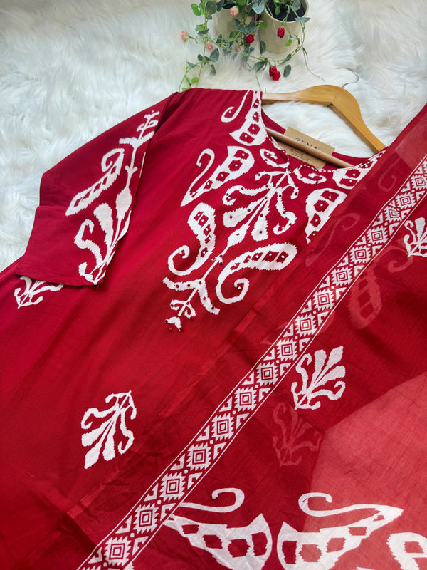 ✨ Pure Cotton Kurti Set ✨
