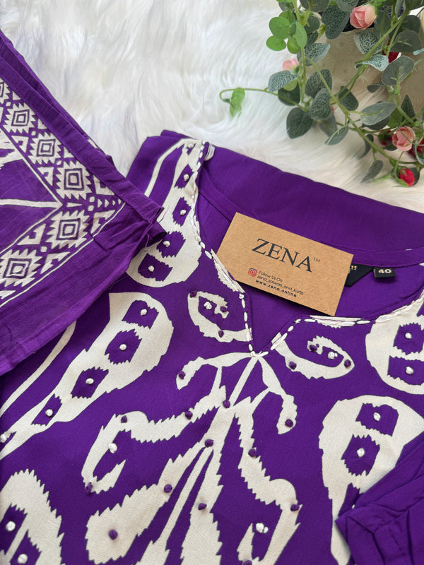 ✨ Pure Cotton Kurti Set ✨