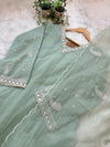 ✨ Premium Kota Doria Embroidered Anarkali Set ✨