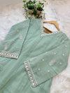 ✨ Premium Kota Doria Embroidered Anarkali Set ✨