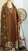 ✨ Pure Cotton Appliqué Work Kurti Set ✨