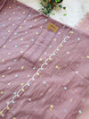 ✨ Unstitched Mul Chanderi Embroidered Suit ✨