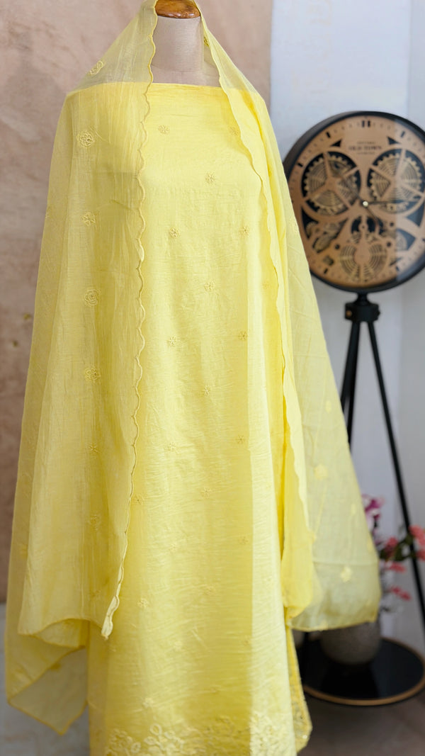 ✨ Premium Mul Chanderi Unstitched Suit ✨