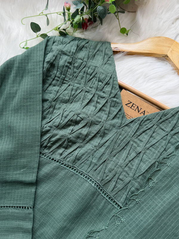 ✨ Premium Kota Doria A-Line Kurti Set ✨