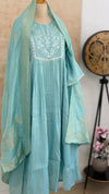 ✨ Roman Silk Embroidered Kurti Set ✨