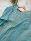 ✨ Roman Silk Embroidered Kurti Set ✨
