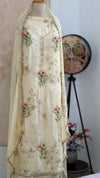 ✨ Pure Crepe Unstitched Suit with Chiffon Dupatta ✨