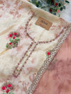 ✨ Pure Crepe Unstitched Suit with Chiffon Dupatta ✨