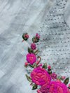 ✨ Linen Silk Hand Detailed Unstitched Suit ✨