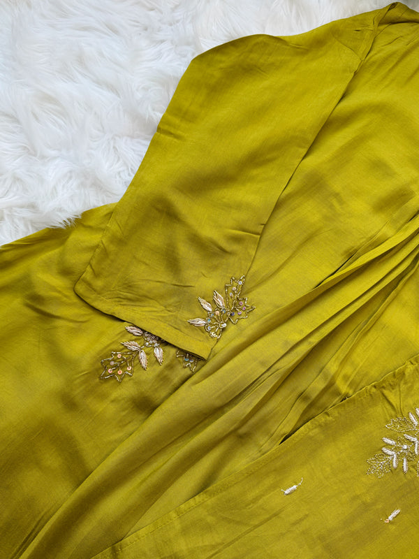 ✨ Mul Cotton Hand Detailed Anarkali Set ✨