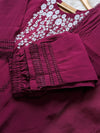 Easy Cotton Embroidered Kurti Set