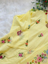 ✨ Pure Cotton Embroidered A-Line Kurti Set ✨