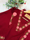 ✨ Pure Cotton Embroidered Kurti Set ✨