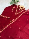 ✨ Pure Cotton Embroidered Kurti Set ✨