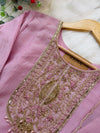 ✨ Crush Silk Handwork Slitted Partywear Kurti Set ✨