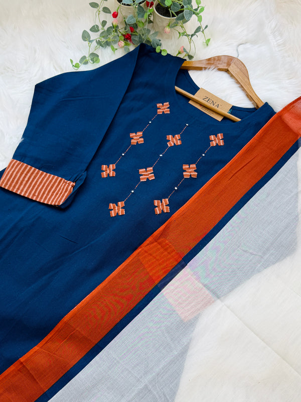 ✨ Pure Cotton Kurti Set ✨