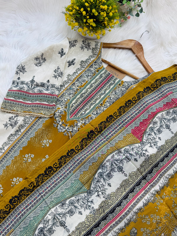 ✨ Pure Crepe Kurti Set ✨