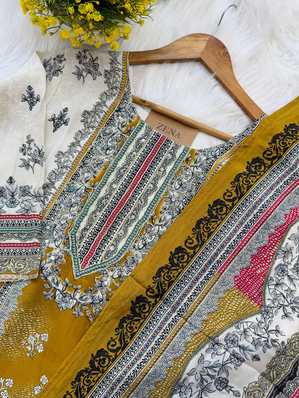 ✨ Pure Crepe Kurti Set ✨