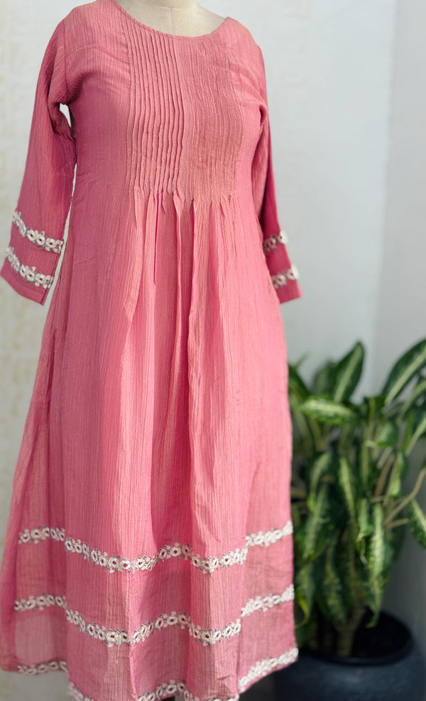 ✨ Crush Silk Embroidered Anarkali ✨