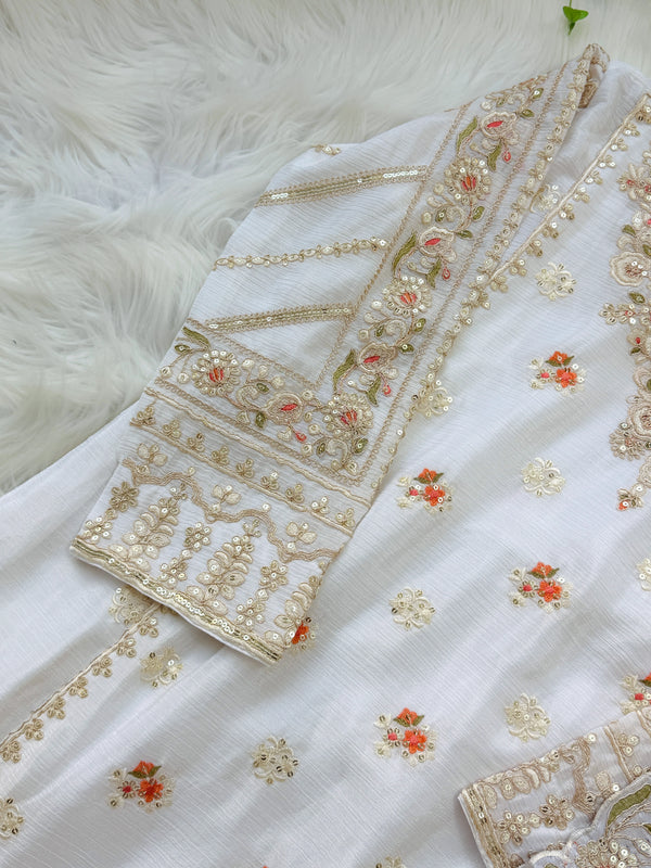 ✨ Chinnon Embroidered Party Wear Suit ✨