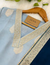 Ready to Wear Tissue Jacquard Kurti Set with Chiffon Dupatta – Elegant & Timeless ✨