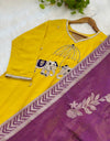 Ready to Wear Premium Dola Silk Hand Work Kurti Set – A Blend of Luxury & Elegance ✨