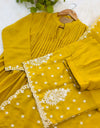 READY TO WEAR MUL CHANDERI KURTI SET – Timeless Elegance & Comfort ✨