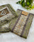 Unstitched Muslin Hand Detailed Pakistani Suit with Real Mirror Work – Elegant Festive Fabric Set