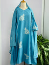 Mul Chanderi Embroidered Anarkali Kurti Set – Timeless Elegance, Effortless Style