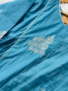 Mul Chanderi Embroidered Anarkali Kurti Set – Timeless Elegance, Effortless Style