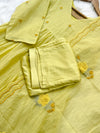 ✨ Premium Mul Chanderi Hand-Detailed Kurti Set ✨
