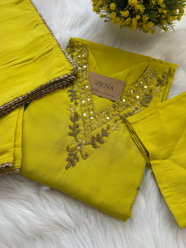 ✨ Organza Handwork Party Wear Suit ✨