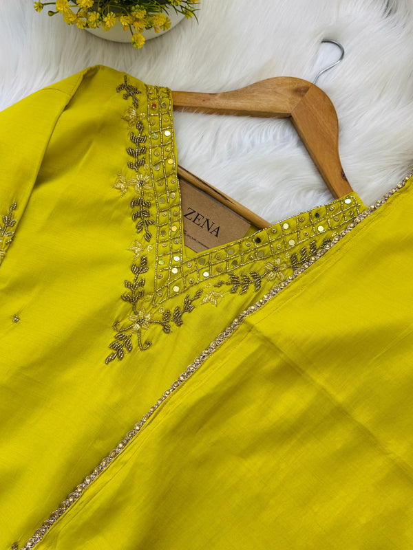 ✨ Organza Handwork Party Wear Suit ✨