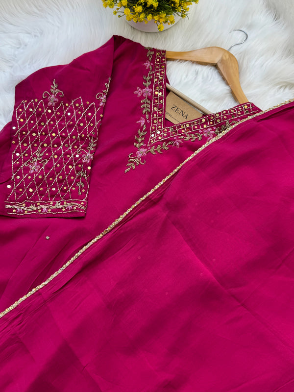 ✨ Organza Handwork Party Wear Suit ✨