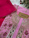 ✨ Pure Dola Silk Handwork Party Wear Suit with Organza Dupatta ✨