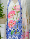 Elegant Ready-to-Wear Muslin Kurti Set with Organza Dupatta 🌟