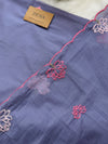 Premium Mul Chanderi Embroidered Unstitched Suit – Redefining Ethnic Elegance