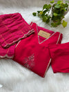 Mul Chanderi Handwork Kurti Set- Ready to Wear