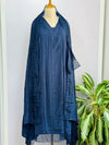Mul Cotton V-Neck A-Line Kurti Set with Slits – Elegant Comfort Wear