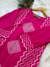 Pure Cotton Hand Detailed Kurti Set – Elegant & Comfortable Daily Ethnic Wear